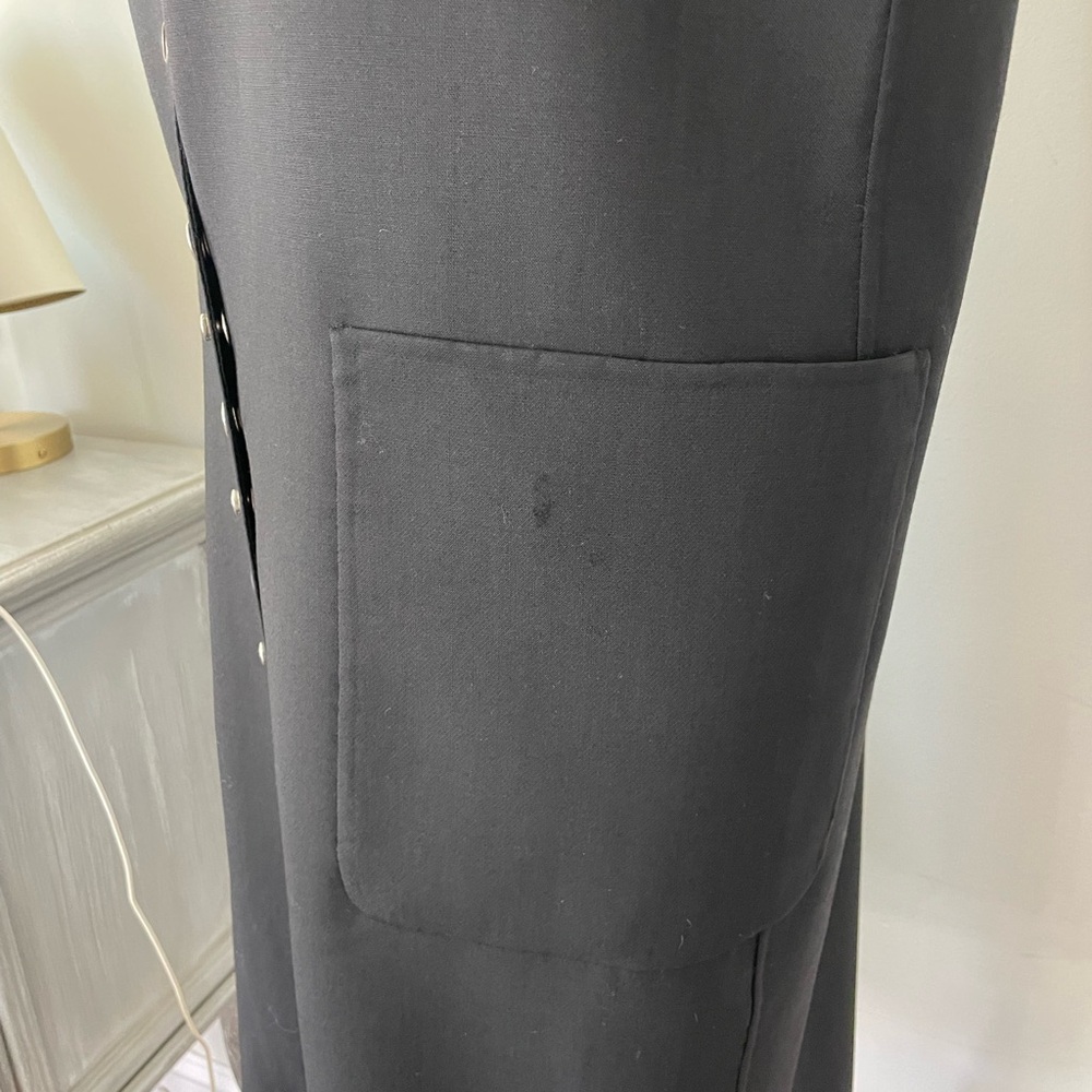 ALEXANDER WANG SNAP FRONT STUD DRESS DUSTER - Picture 16 of 16
